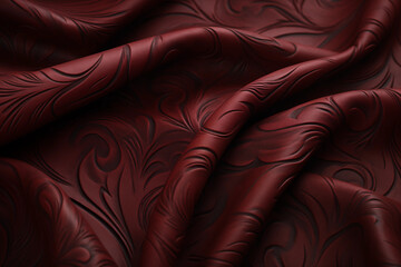 red satin fabric texture background