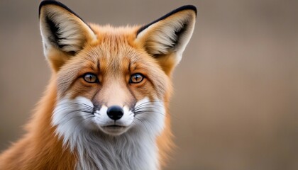 Fototapeta premium Close-up of a red fox, Vulpes vulpes.