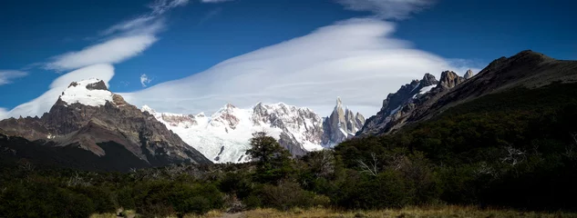 Tableaux ronds sur aluminium Cerro Torre El Chalten - Patagonia Argentina