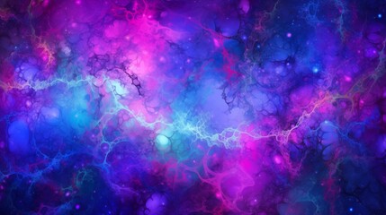 Blue Azure Pink Purple Magenta Nebula Space Abstract Wallpaper, Atmospheric Ambience