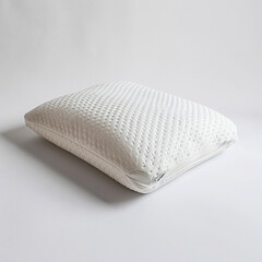 orthopedic pillow on white background