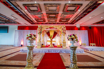 Indian wedding interiors and decorations