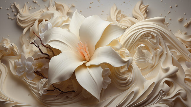 vanilla flowrs background mood for fanilla creamy flovaur