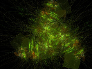 Imaginatory fractal abstract background Image