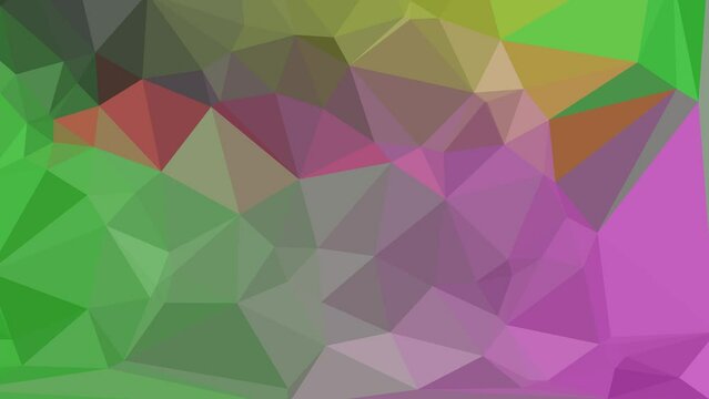 abstract geometric background Low Poly animation video Triangels colorful