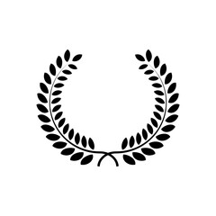 Illustration Vector Graphic of laurel wreath icon design