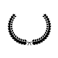 Illustration Vector Graphic of laurel wreath icon design