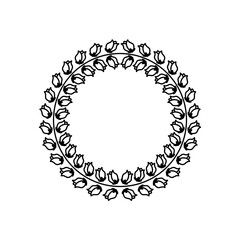 Illustration Vector Graphic of laurel wreath icon design