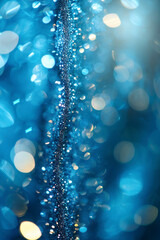 Obraz na płótnie Canvas Vertical abstract bright glitter blue background. elegant illustration.