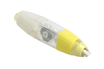 Correction tape isolated on white background.