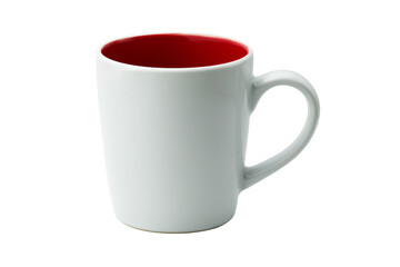 Ceramic mug isolated on white background.
