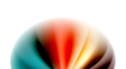 Color mixing liquid rainbow shape background