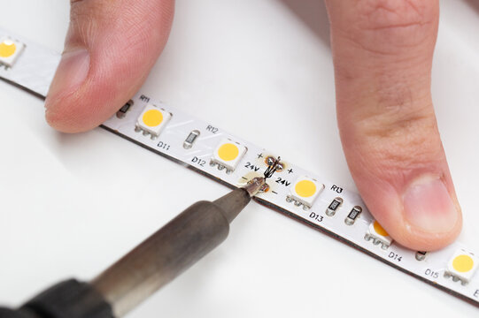 Soldering LED Strip Tape