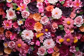 Obraz na płótnie Canvas background of flowers 