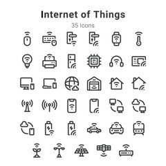 Internet of things icons