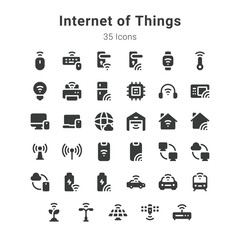 Internet of things icons
