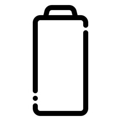 battery icon in line style