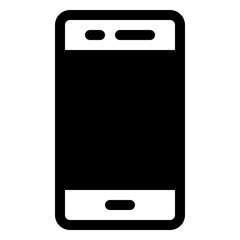 smartphone icon in solid style