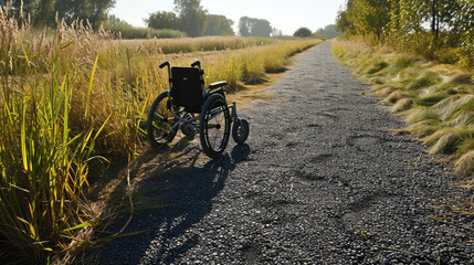 Spongy Pebble Mix Route: Optimizing Wheelchair Travel