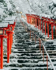 Deurstickers 京都の神社 © Kazuki