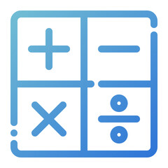 Obraz premium calculate icon