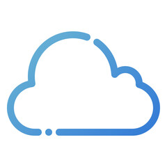 Obraz premium cloud icon