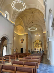 interior of church