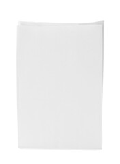 One new paper bag isolated on white