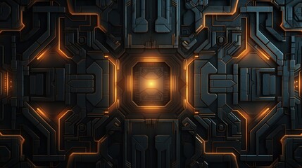 Scifi Pattern Texture Background Wallpaper