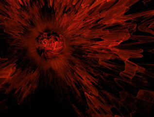 Imaginatory fractal abstract background Image