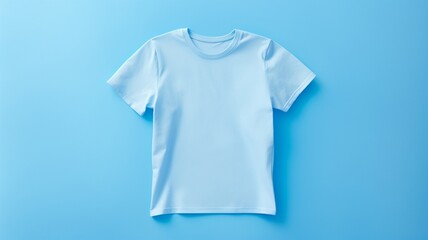 blue t shirt isolated