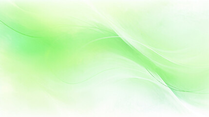 緑　水彩　曲線　ビジネス背景イラスト