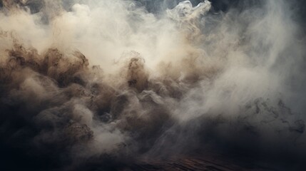Smoke and dust on the floor, background, wallpaper