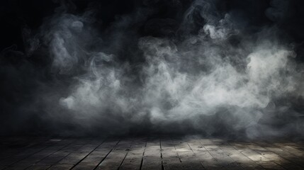Smoke and dust on the floor, background, wallpaper
