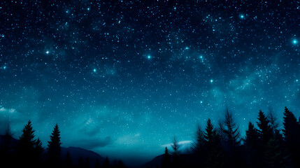 sky background with many stars, sky full of stars - obrazy, fototapety, plakaty