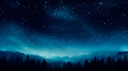 Fototapeta na wymiar sky background with many stars, sky full of stars