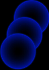 abstract blue planet