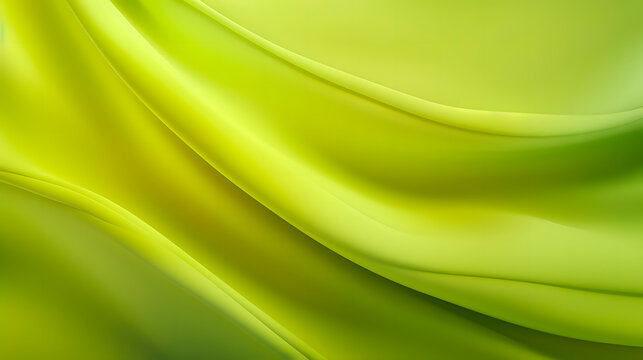 green fabric background with waves