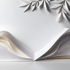 open book with pages