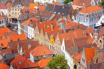 Obraz premium Aerial view of Old town of Bamberg, Bavaria, Upper Franconia, Germany