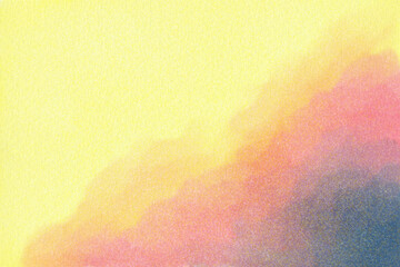  fondo acuarela abstracto  texturizado, varipinto,  brillante, creativo, amarillo, rosa, rojo, azul, difuminado, mezclado, superficie,  para diseño, vacio, grunge, ruido, bandera, bandera web. - obrazy, fototapety, plakaty
