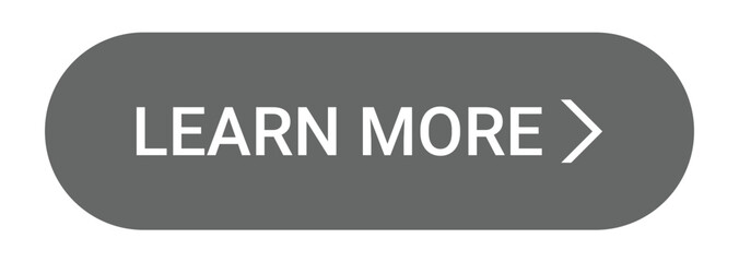 learn more button isolated on a white background. grey learn more png button.