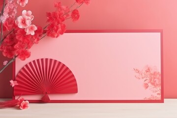 Chinese New Year card Chinese New Year Festival greeting cards, space for adding wishes