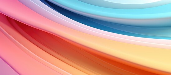 Modern striped abstract background. Light color gradient. 3d effect lines