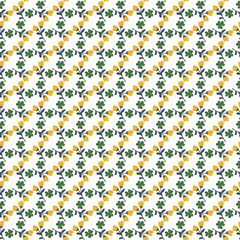 Free vector colorful flowers on white background