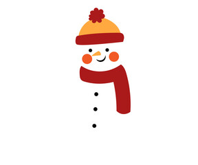 snowman with hat