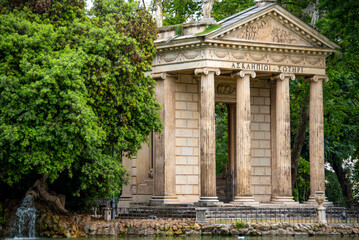 Temple of Aesculapius in Rome - Italy