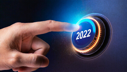 Finger about to twist the start button 2024 with the text 2024