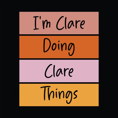 I'm Clare Doing Clare Things