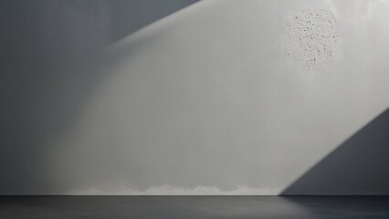 Minimal abstract grey concrete background with light